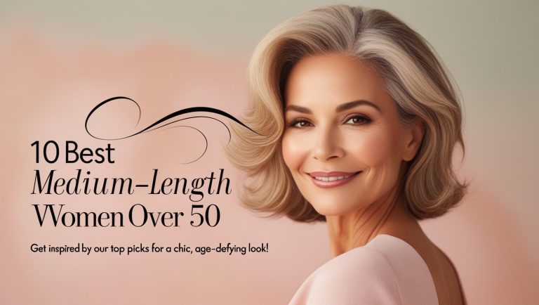 10 Best Medium-Length Hairstyles for Women Over 50