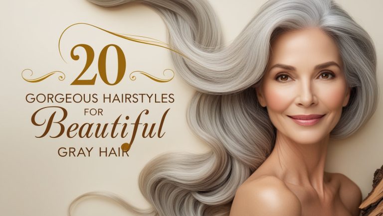 20 Gorgeous Hairstyles for Beautiful Gray Hair