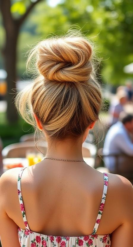 Voluminous Top Knot