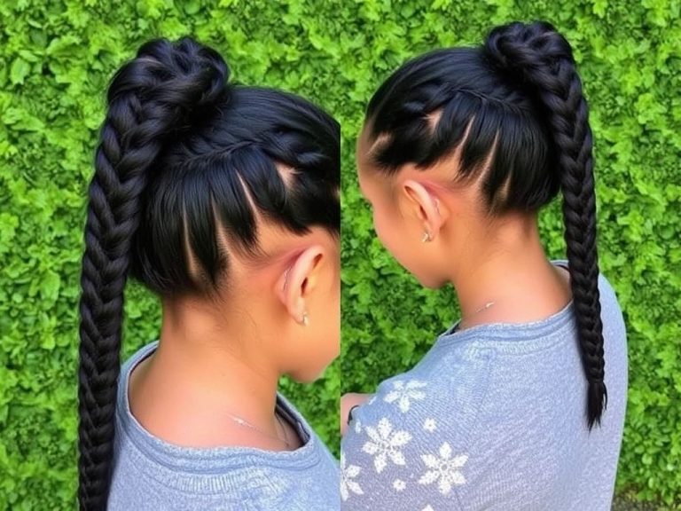 Braided Cornrow Ponytail Hairstyles