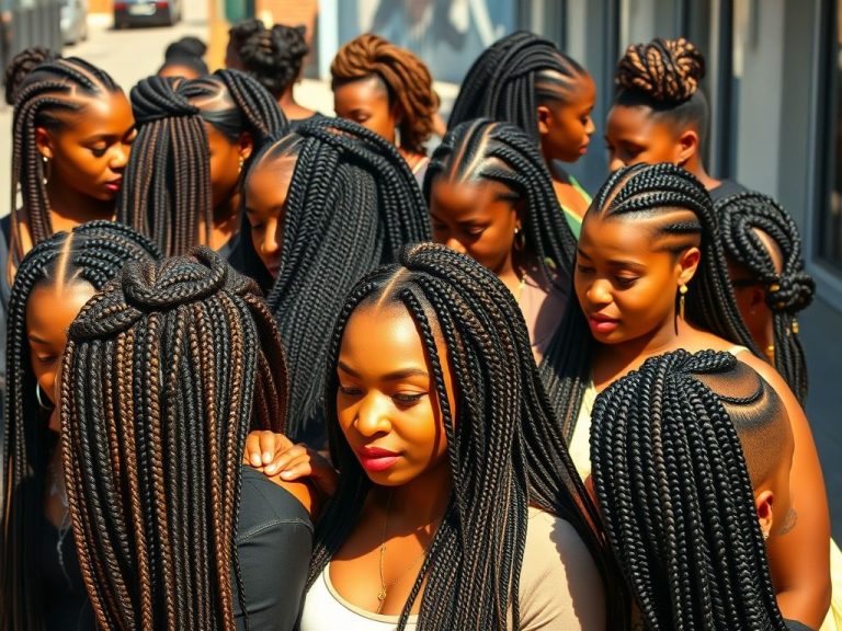 Braids Hairstyles for Black Women in the 2000s