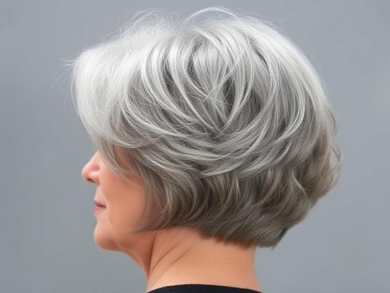 Hairstyles for Older Women with Gray Hair