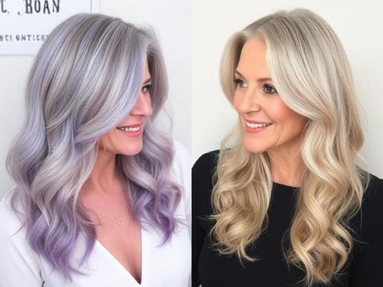 Long Hairstyles for Women Over 60