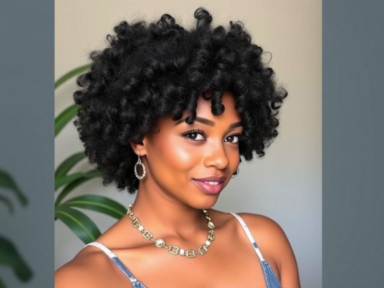 Short Curly Hairstyles for Black Women with 4C Hair